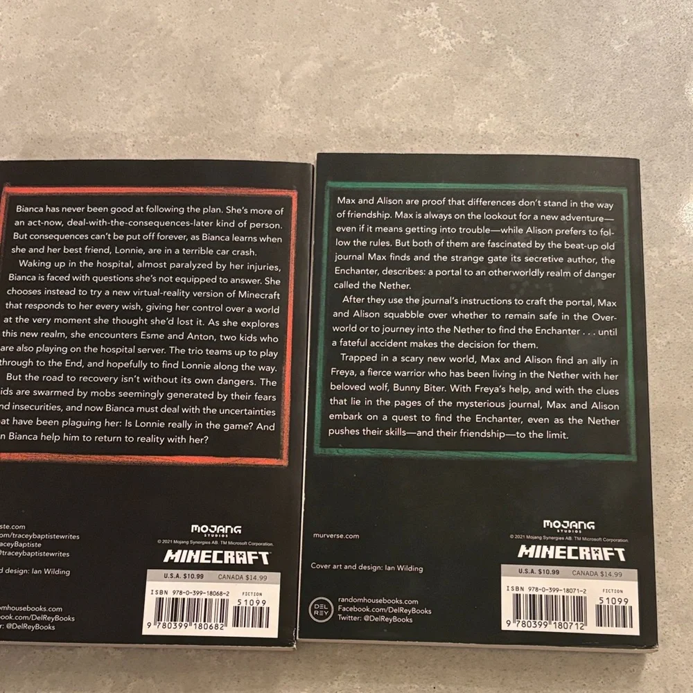 Minecraft Books Set - Picture 2 of 2